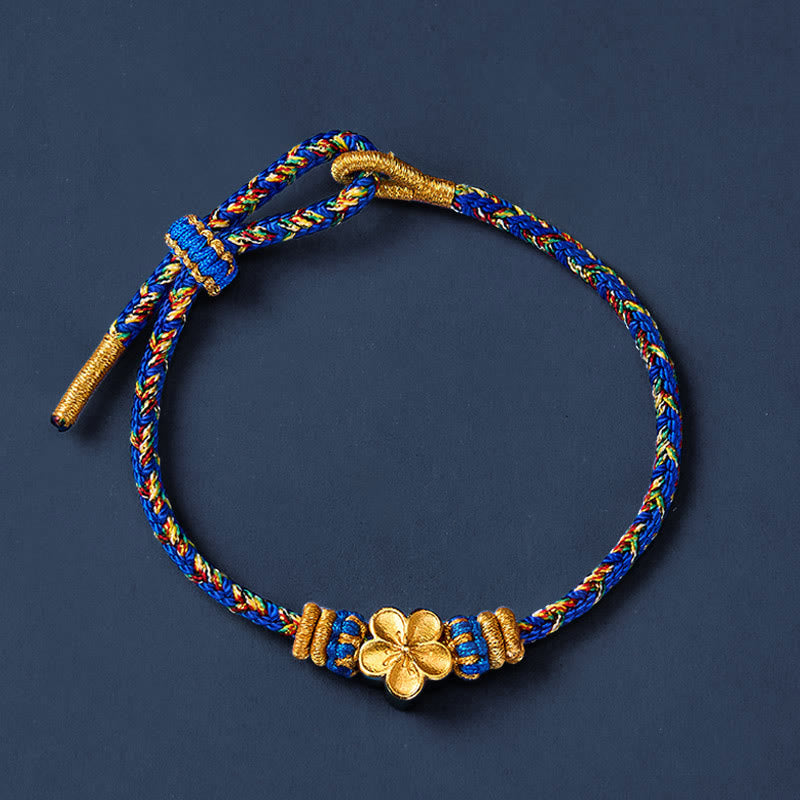 Buddha Stones 手織りストリングオーム・マニ・パドメ・フム平和ブレスレット - image 15