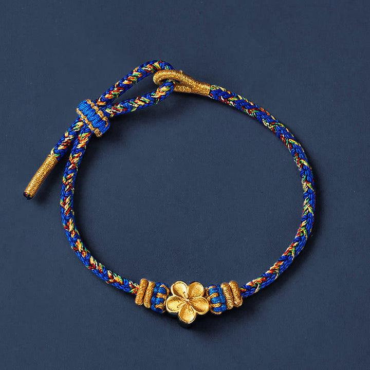 Buddha Stones 手織りストリングオーム・マニ・パドメ・フム平和ブレスレット - image 15