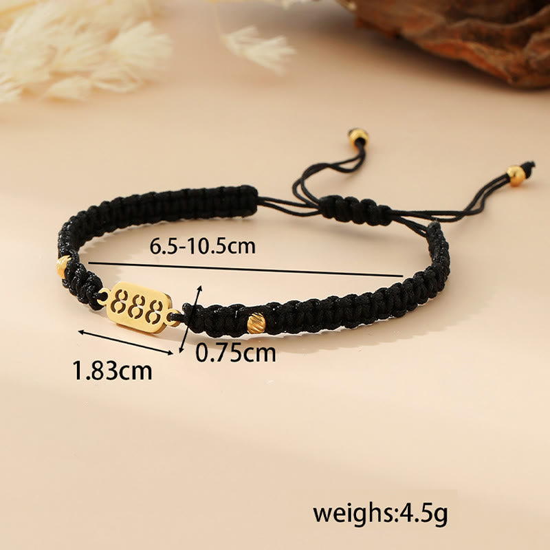 Buddha Stones エンジェルナンバーズ 赤黒編み紐コネクションブレスレット - image 36
