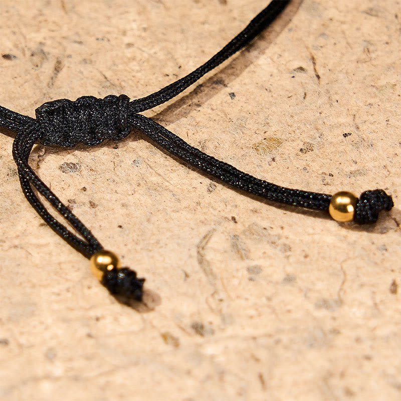 Buddha Stones エンジェルナンバーズ 赤黒編み紐コネクションブレスレット - image 19