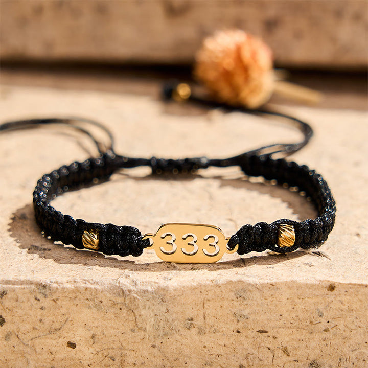 Buddha Stones エンジェルナンバーズ 赤黒編み紐コネクションブレスレット - image 14