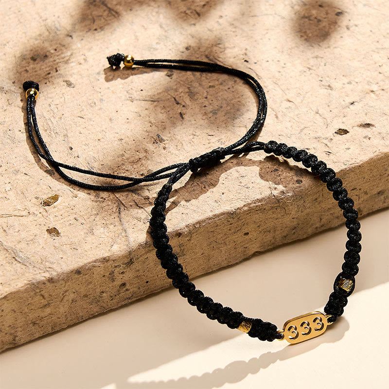 Buddha Stones エンジェルナンバーズ 赤黒編み紐コネクションブレスレット - image 16