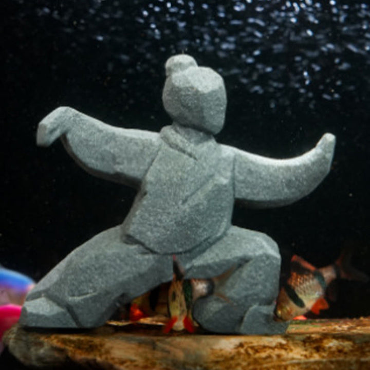 Buddha Stones 樹脂陰陽バランス太極拳フィギュアマインドフルリビング装飾 - image 5