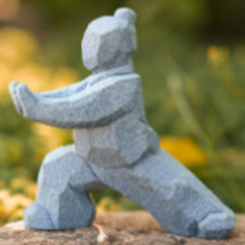 Buddha Stones 樹脂陰陽バランス太極拳フィギュアマインドフルリビング装飾 - image 18