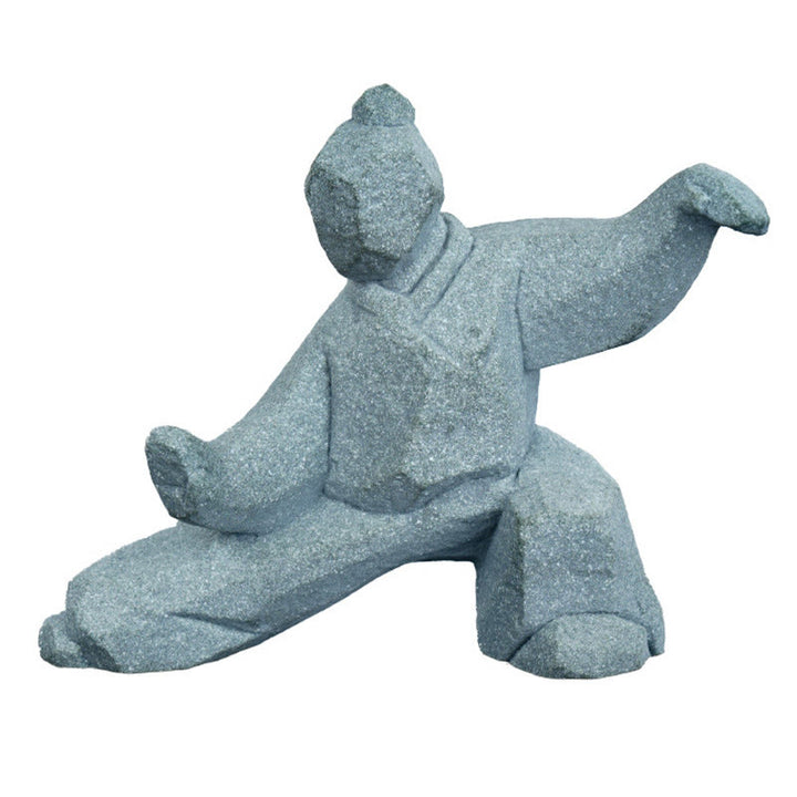 Buddha Stones 樹脂陰陽バランス太極拳フィギュアマインドフルリビング装飾 - image 14