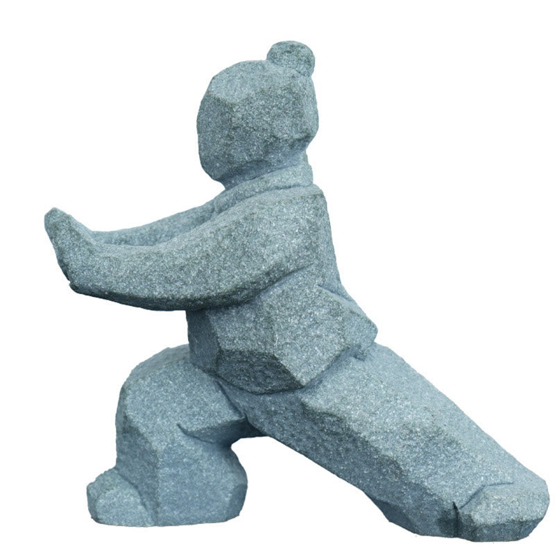 Buddha Stones 樹脂陰陽バランス太極拳フィギュアマインドフルリビング装飾 - image 19