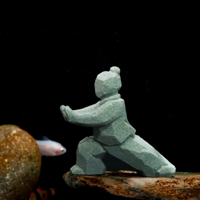 Buddha Stones 樹脂陰陽バランス太極拳フィギュアマインドフルリビング装飾 - image 17