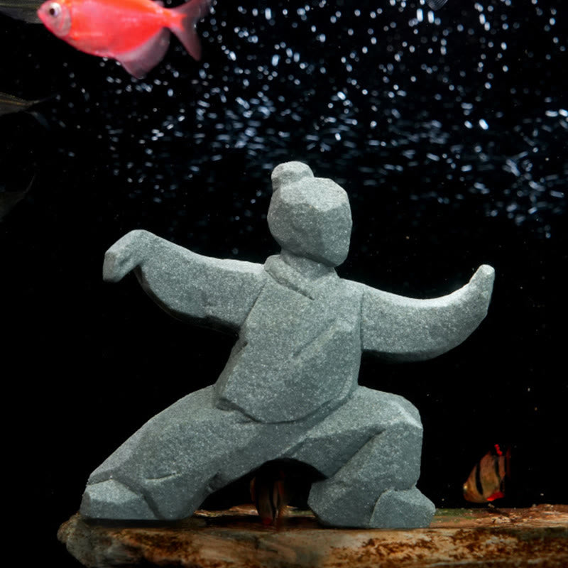 Buddha Stones 樹脂陰陽バランス太極拳フィギュアマインドフルリビング装飾 - image 4