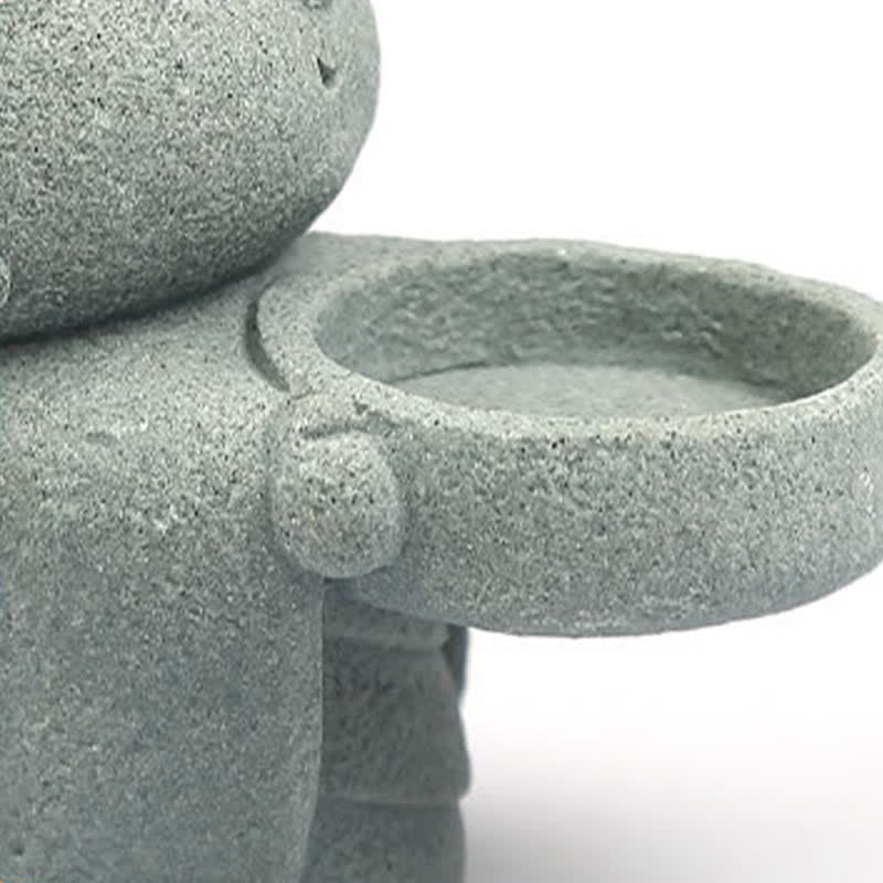Buddha Stones 樹脂製仏陀静寂キャンドルホルダー像装飾品（キャンドルなし） - image 14