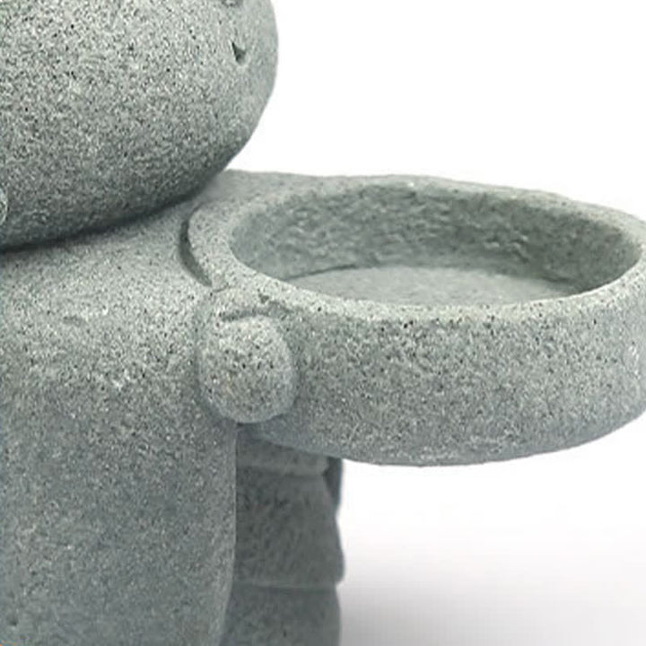 Buddha Stones 樹脂製仏陀静寂キャンドルホルダー像装飾品（キャンドルなし） - image 14