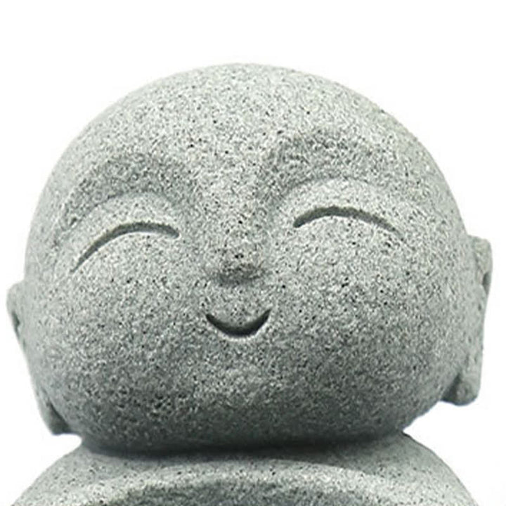 Buddha Stones 樹脂製仏陀静寂キャンドルホルダー像装飾品（キャンドルなし） - image 13