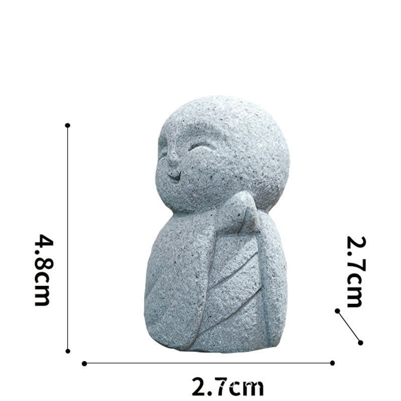 Buddha Stones 樹脂製小型祈祷地蔵仏像 慈悲瞑想像 - 祈り 4.8×2.7×2.7cm - image 19