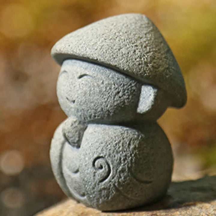 Buddha Stones 樹脂製小型祈祷地蔵仏像 慈悲瞑想像 - image 6