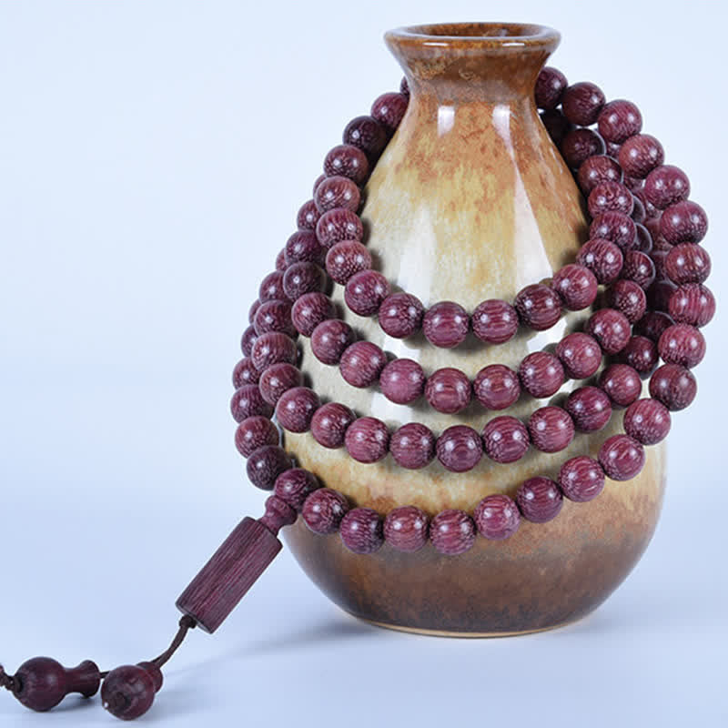 Buddha Stones 天然ペルトギネひょうたん108マーラー数珠 - image 13