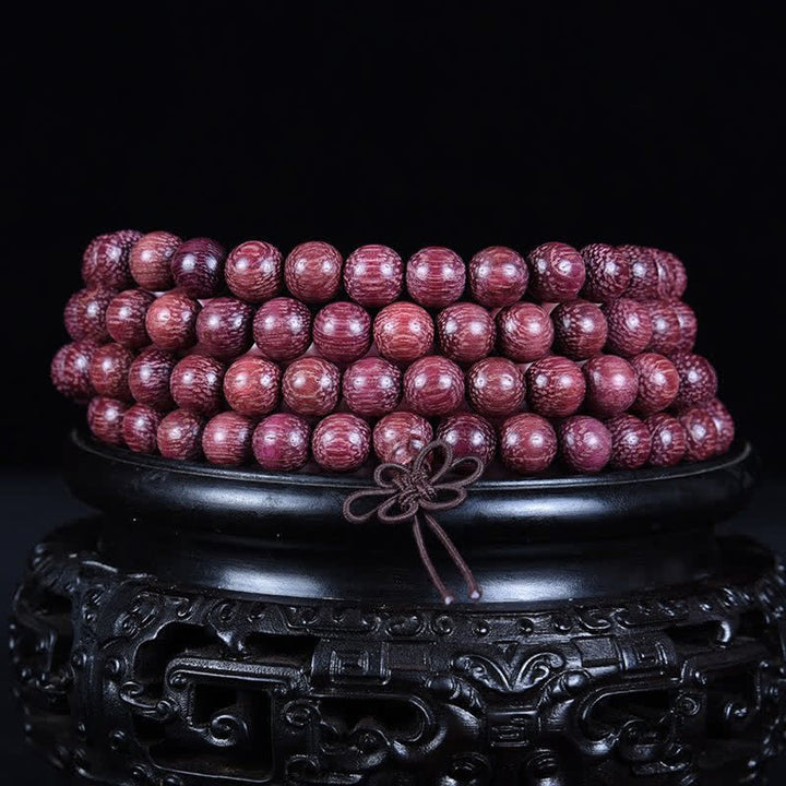 Buddha Stones 天然ペルトギネひょうたん108マーラー数珠 - image 7