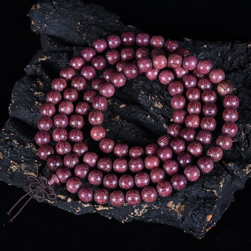 Buddha Stones 天然ペルトギネひょうたん108マーラー数珠 - 弦 - 8mm - image 4