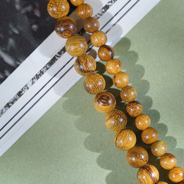 Buddha Stones 天然大理石調ハーモニー108マーラー数珠 - image 8