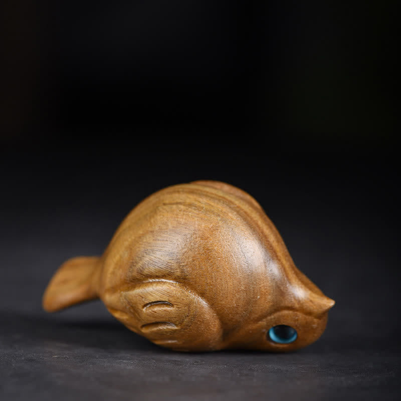 Buddha Stones グリーンサンダルウッドのカササギのかわいい動物装飾 - image 3