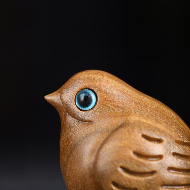 Buddha Stones グリーンサンダルウッドのカササギのかわいい動物装飾 - image 4