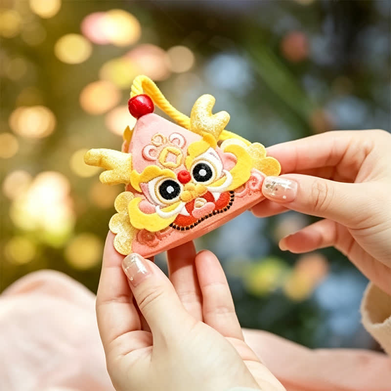 Buddha Stones 魅力的なドラゴン、トラ、ヘビの三角形のかわいい動物の装飾 - ピンクドラゴン - image 12