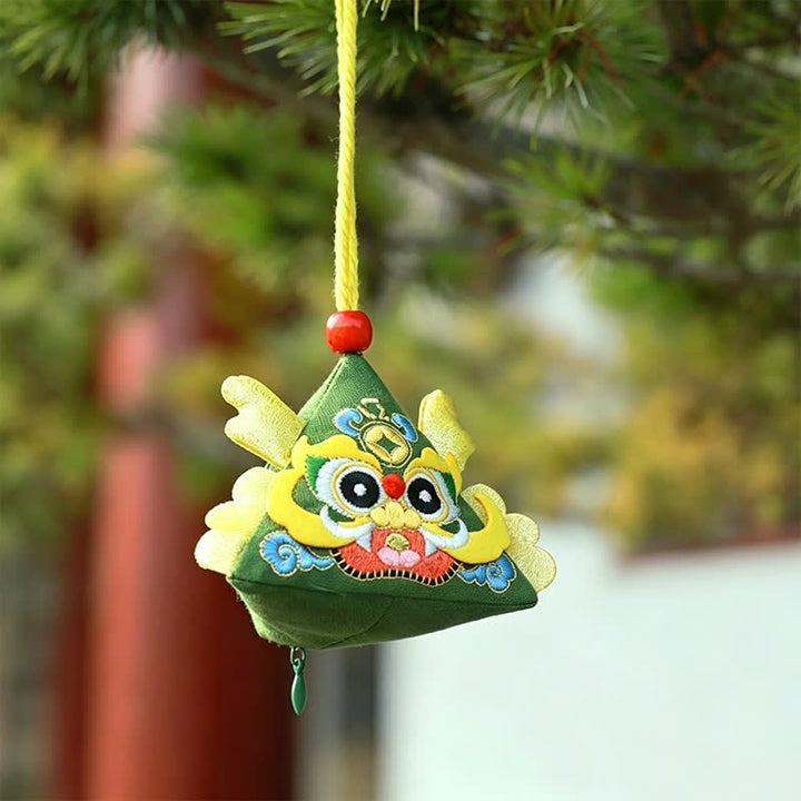 Buddha Stones 魅力的なドラゴン、トラ、ヘビの三角形のかわいい動物の装飾 - image 4