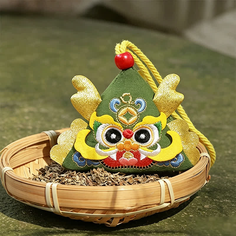 Buddha Stones 魅力的なドラゴン、トラ、ヘビの三角形のかわいい動物の装飾 - グリーンドラゴン - image 2