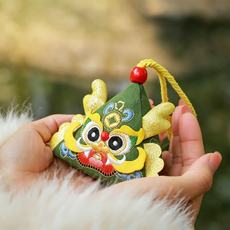 Buddha Stones 魅力的なドラゴン、トラ、ヘビの三角形のかわいい動物の装飾 - image 5