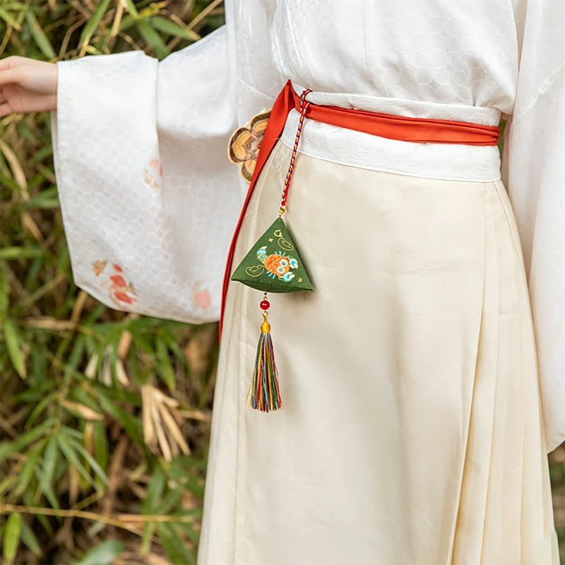 Buddha Stones 刺繍粽子型チャーム三角形 さそり かわいい動物装飾 - image 3