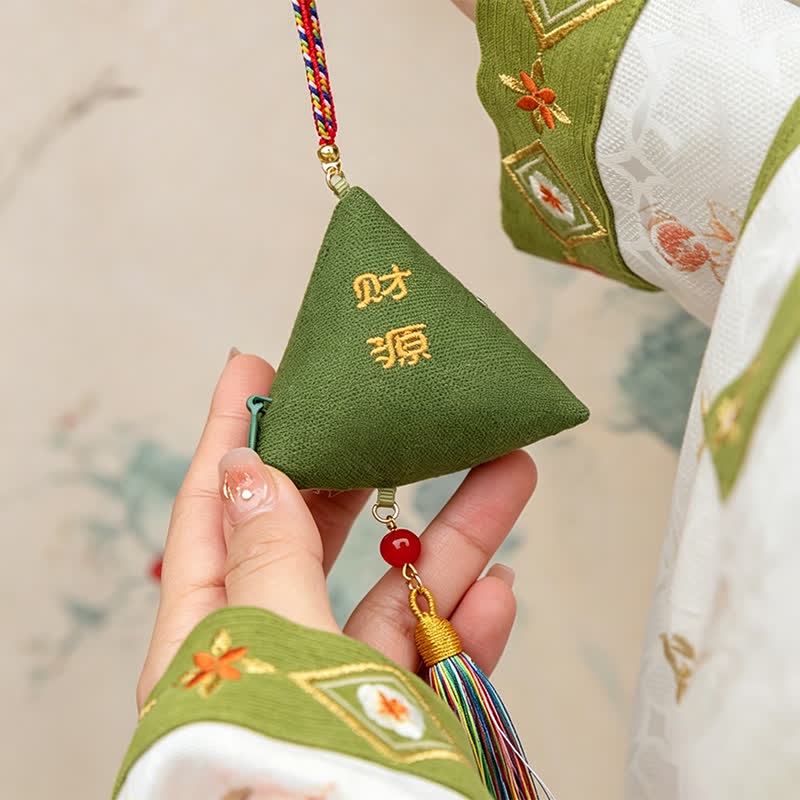 Buddha Stones 刺繍粽子型チャーム三角形 さそり かわいい動物装飾 - image 1