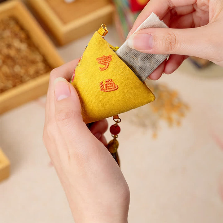 Buddha Stones 刺繍粽子型チャーム三角形 さそり かわいい動物装飾 - image 12