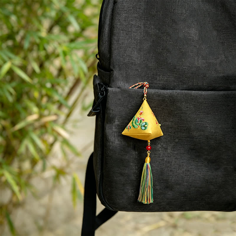 Buddha Stones 刺繍粽子型チャーム三角形 さそり かわいい動物装飾 - image 13