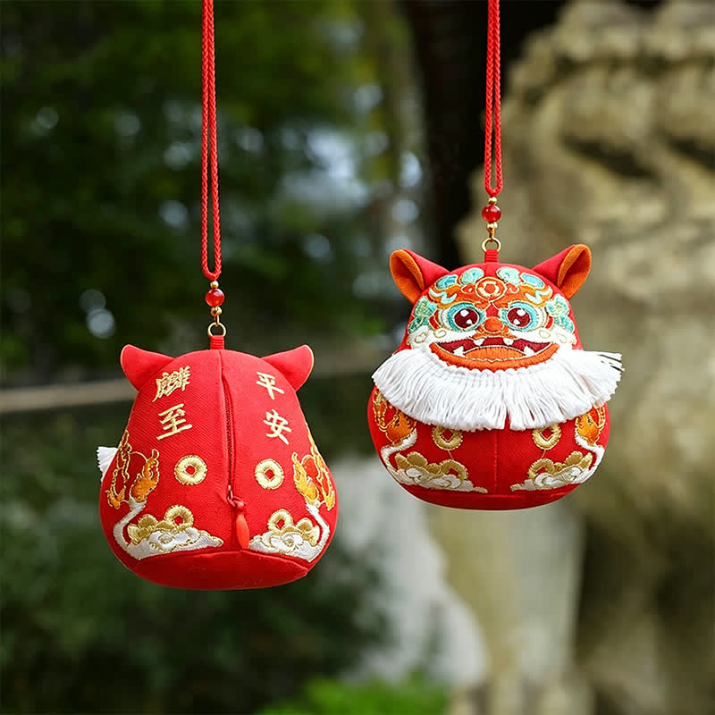 Buddha Stones 幸運の貔貅（ひきゅう）麒麟龍狐富のかわいい動物装飾 - 紅麒麟 - image 8