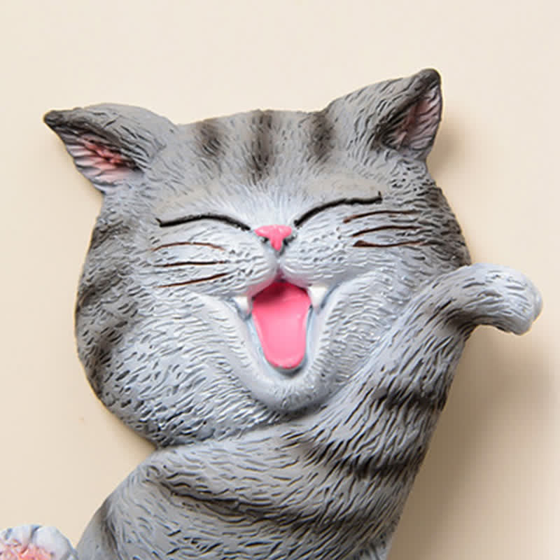 Buddha Stones 塗装済み樹脂製猫型スイッチカバー かわいい動物の装飾 - image 12