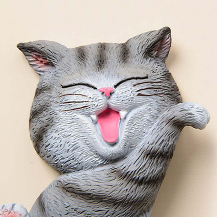 Buddha Stones 塗装済み樹脂製猫型スイッチカバー かわいい動物の装飾 - image 12