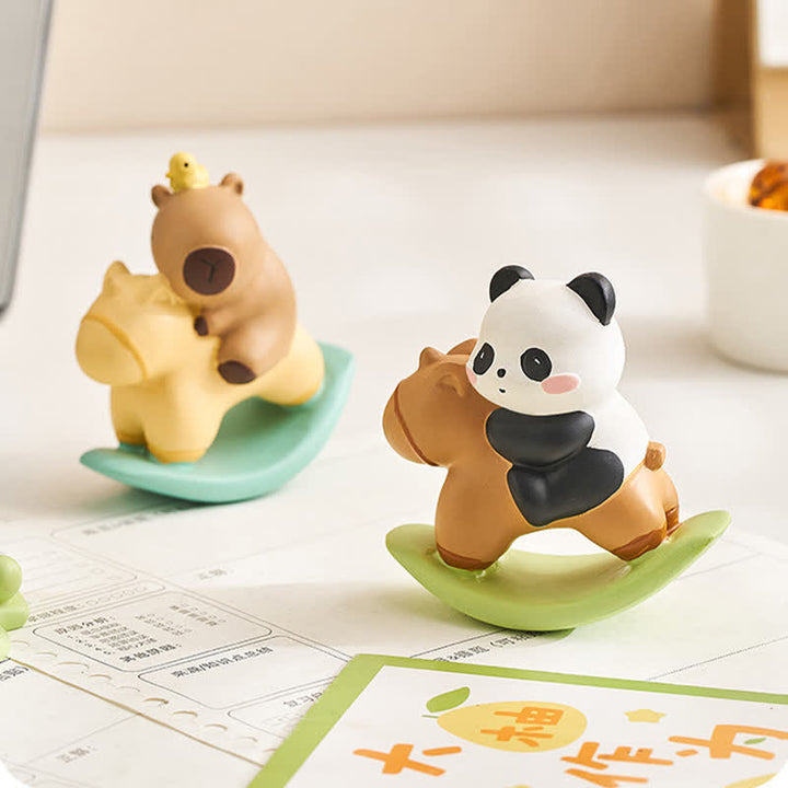Buddha Stones 樹脂製のかわいいパンダがハーモニーを奏でるデスクトップデコレーション - image 8