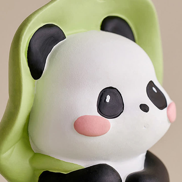 Buddha Stones 樹脂製ロータスパンダのスマホスタンド かわいい動物の装飾 - image 22