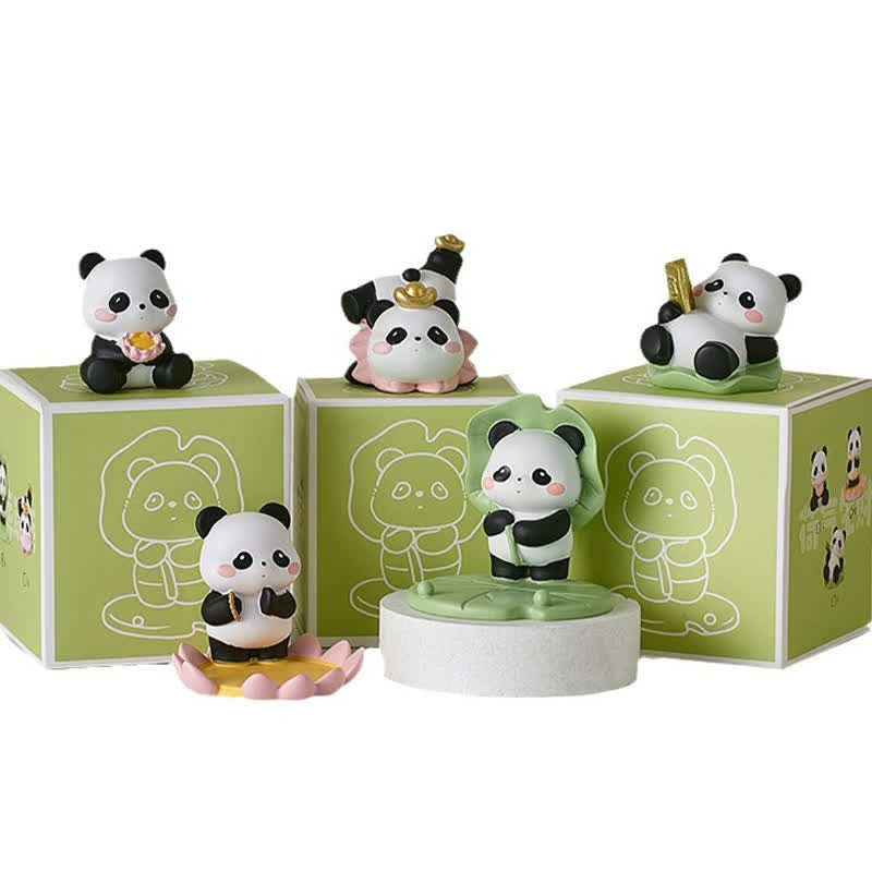 Buddha Stones 樹脂製ロータスパンダのスマホスタンド かわいい動物の装飾 - image 8