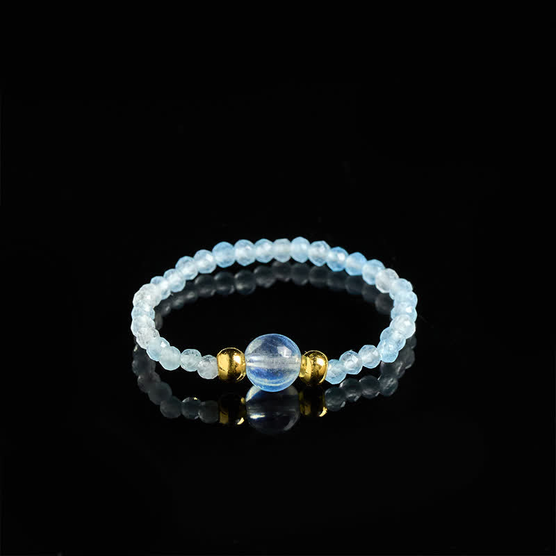 Buddha Stones 2mmミニビーズ 天然ロードナイト アクアマリン トパーズ ローズクォーツ ヒーリング用伸縮リング - image 21