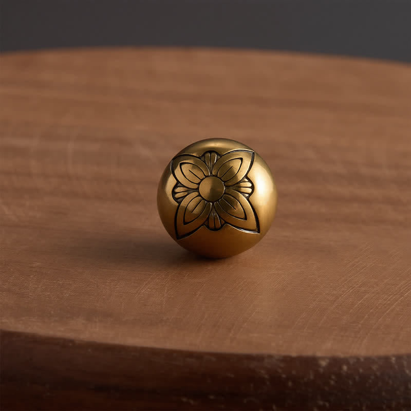 Buddha Stones 手織りのカラフルな糸を使った蓮のバランス編みブレスレット - image 14