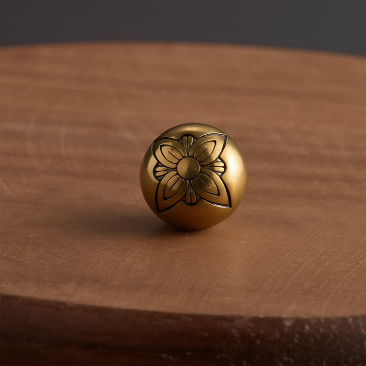 Buddha Stones 手織りのカラフルな糸を使った蓮のバランス編みブレスレット - image 14