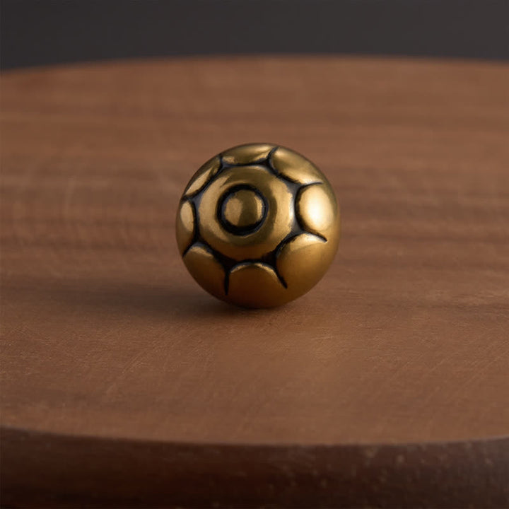 Buddha Stones 手織りのカラフルな糸を使った蓮のバランス編みブレスレット - image 12