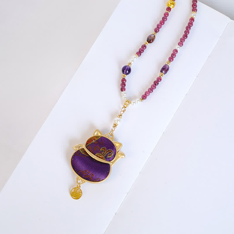 Buddha Stones 宋錦織の招き猫福字良縁祈願 - image 3