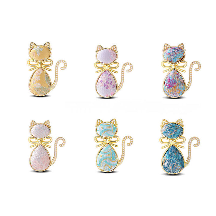 Buddha Stones パールソング錦織猫弓純潔ブローチ - image 1