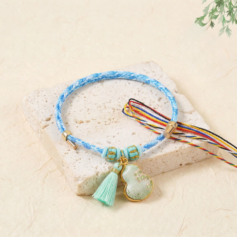 Buddha Stones 守護ブレスレット赤紐宋錦瓢 - image 2