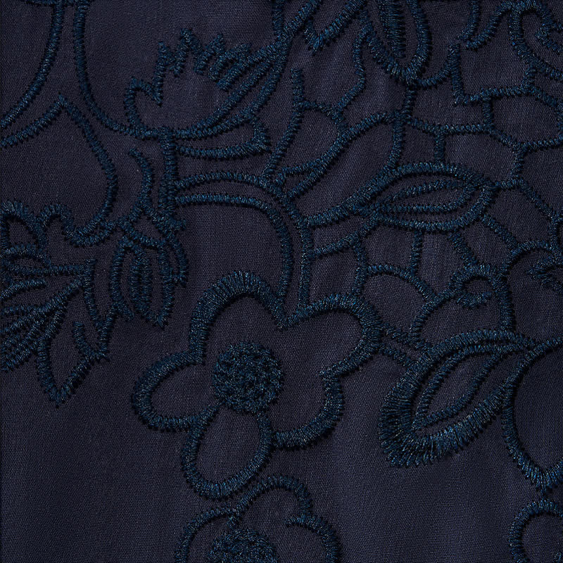 Buddha Stones 夏らしいヴィンテージ風刺繍入りVネックボタンアップ花柄レディース肘丈袖シャツ - image 19