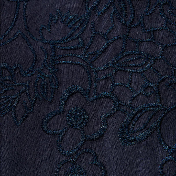 Buddha Stones 夏らしいヴィンテージ風刺繍入りVネックボタンアップ花柄レディース肘丈袖シャツ - image 19