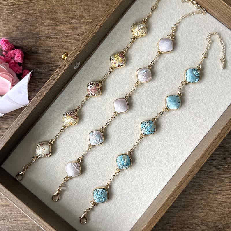 Buddha Stones カッパーソング ブロケード スクエア ヴィンテージ エレガンス ブレスレット - image 12