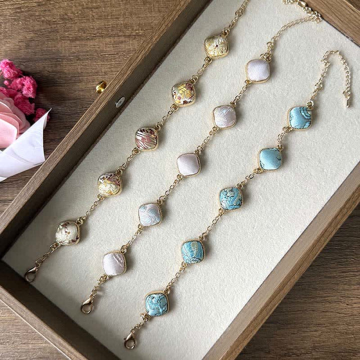 Buddha Stones カッパーソング ブロケード スクエア ヴィンテージ エレガンス ブレスレット - image 12