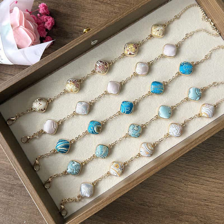 Buddha Stones カッパーソング ブロケード スクエア ヴィンテージ エレガンス ブレスレット - image 13