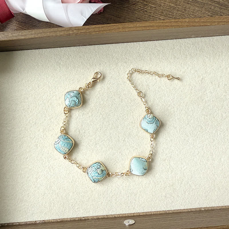Buddha Stones カッパーソング ブロケード スクエア ヴィンテージ エレガンス ブレスレット - image 6